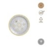 PLATO REDONDO CARTON 18CM PLATA Y ORO 8UDS 7120