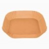 MOLDE PAPEL SILICONADO AIRFRYER 20X20X4.5CN (50UD)