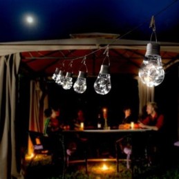 BOMBILLA SOLAR 8 LUCES LED KYU 2016042