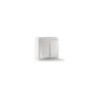 DOBLE INTERRUPTOR SUPERFICIE BLANCO 10A-250V S7000