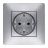 TOMA CORRIENTE 16 AH. 250 V. ALUMINIO 9223