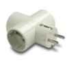 ADAPTADOR TRIPLE TOMA TIERRA CERAMICO 1303 BLISTER