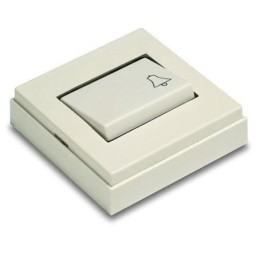 PULSADOR TIMBRE SUPERFICIE 5010 BLANCO