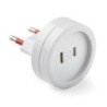 ADAPTADOR EUROPEO AMERICANO 6A 250V 1416