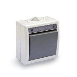 PULSADOR ESTANCO 10 AH. 250 V. IP55 19077