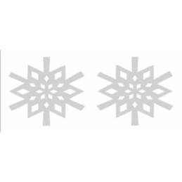PEGATINA ELECTRICO SNOWFLAKE 166902