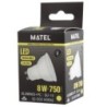 BOMBILLA LED DICROICA 120º REGUL. GU10 8W CALIDA
