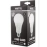 BOMBILLA LED ESTANDAR E27 24 WATIOS FRIA 23294