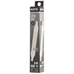 BOMBILLA LED LINEAL 118MM R7S 8 WATIOS 360º FRIA