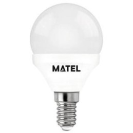 BOMBILLA LED 5 W. ESFERICA E14 LUZ FRIA 21799