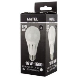 BOMBILLA LED ESTANDAR E27 16 WATIOS FRIA 21922