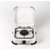 COCINA 1 FUEGO ESMALTADO BLANCA CON TAPA BG01B