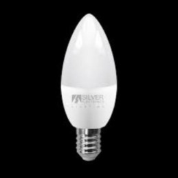 BOMBILLA LED ECO VELA E14 600LM 7W 6000K 160º