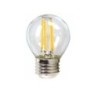 LED ECO FILAMENTO TRANS. ESFERICA 4W E27 3000K