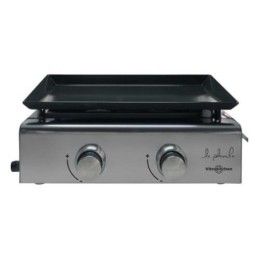 PLANCHA GAS ACERO INOXIDABLE 2 FUEGOS PG210IB