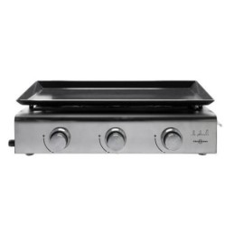 PLANCHA GAS ACERO INOXIDABLE 3 FUEGOS PG310IB
