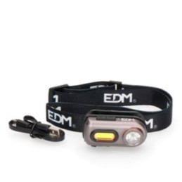 LINTERNA CABEZA LED 400LM RECARGABLE EDM 36416