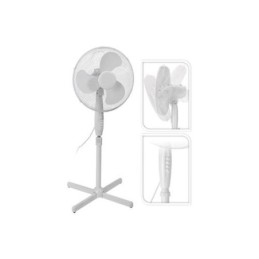 VENTILADOR DE PIE 45W. 3 VELOCIDADES. COLOR BLANCO