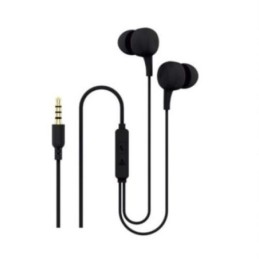AURICULARES KSIX CON MICROFONO ERGONOMICO NEGRO