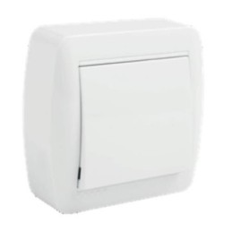 INTERRUPTOR BIPOLAR 10AX 250V. SUPERF.BCO. MUR22U