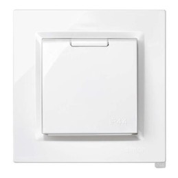 ENCHUFE SCHUKO MONOBLOC BLANCO. SER 10 F1091450030