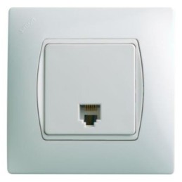 TOMA TELEFONO RJ-11 BLANCA G27480-35 S27