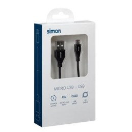 CABLE USB 2.0 A - MICRO NEGRO 1M MU112201