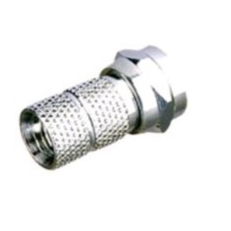 CONECTOR (F) MACHO TV-SATINADO 19465
