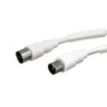 CABLE CONEXION TV BLANCA 1.5M. RG59 37.004/1.5
