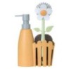 SET FREGADERO FLORGANIC NARANJA 11103