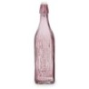 BOTELLA VIDRIO GASEOSA 1L CUADRADA ROSA VIBA