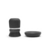 CEPILLO FREGAPLATOS C/DISPENSADOR JABON NEGRO OSC.