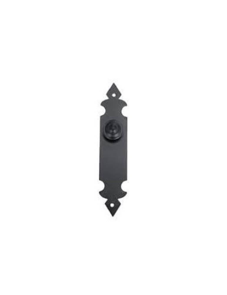 TIRADOR POMO PLACA LISA 30X150 MM.
