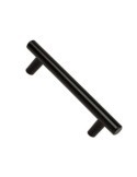 TIRADOR MUEBLE 96 ACERO PINTURA NEGRO MATE  65001N