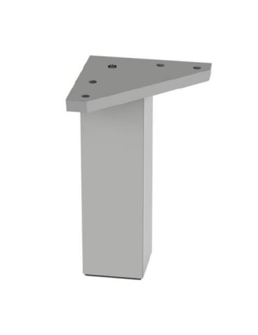 PATA CUADRADA ABS 40*120 MM ALUMINIO MATE  50014AL