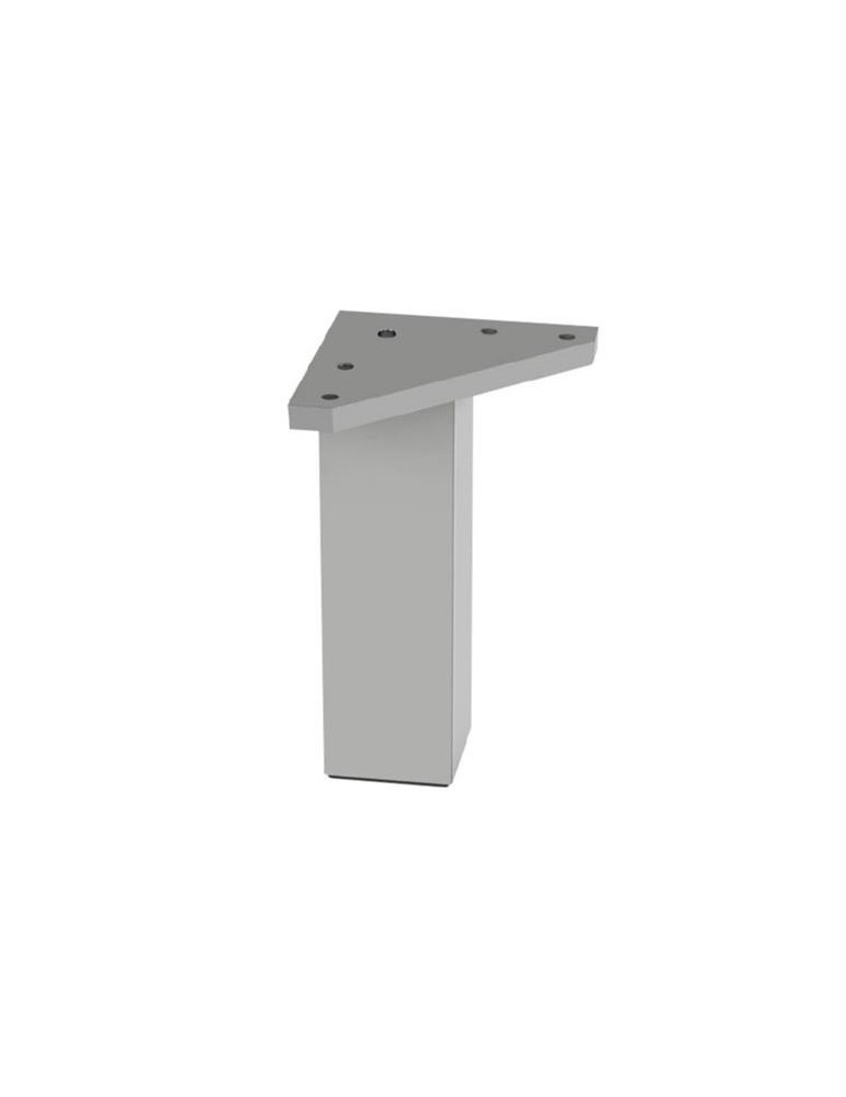 PATA CUADRADA ABS 40*120 MM ALUMINIO MATE  50014AL