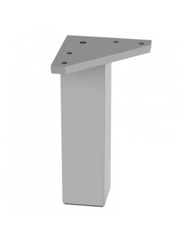 PATA CUADRADA ABS 40*150 MM ALUMINIO MATE  50015AL