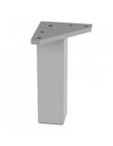 PATA CUADRADA ABS 40*150 MM ALUMINIO MATE  50015AL