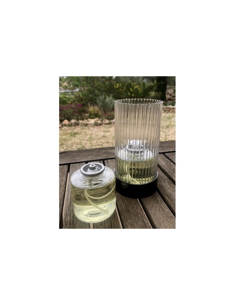 LAMPARA RUMBA DE ACEITE BIOLOGICO CON CITRONELA