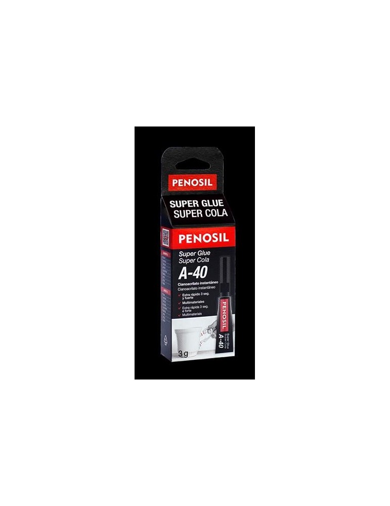 ADHESIVO CIANOACRILATO PENOSIL A-40 TUBO 3GR