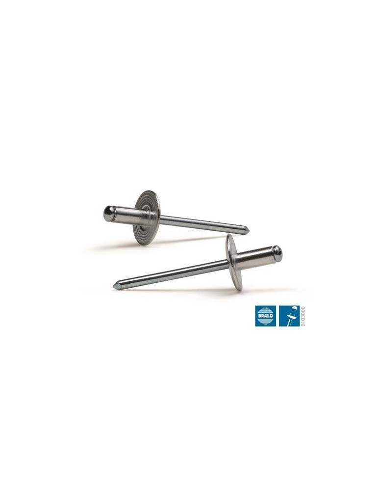 REMACHE FLOR ALUMINIO 4,8X35MM. ECOBLISTER (C-25)