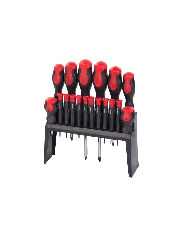 JUEGO 18 PIEZAS DESTORNILLADORES KRT400005