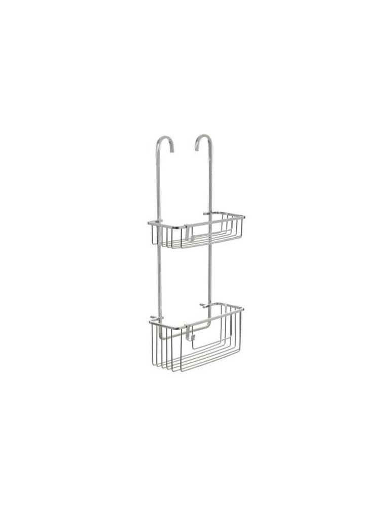 CESTILLO C/ COLGADOR GRIFO 2 ALTURAS ALUMINIO
