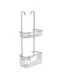 CESTILLO C/ COLGADOR GRIFO 2 ALTURAS ALUMINIO
