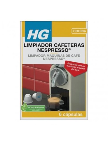 LIMPIEZA CAPSULAS CAFETERAS NESPRESSO 6UDS