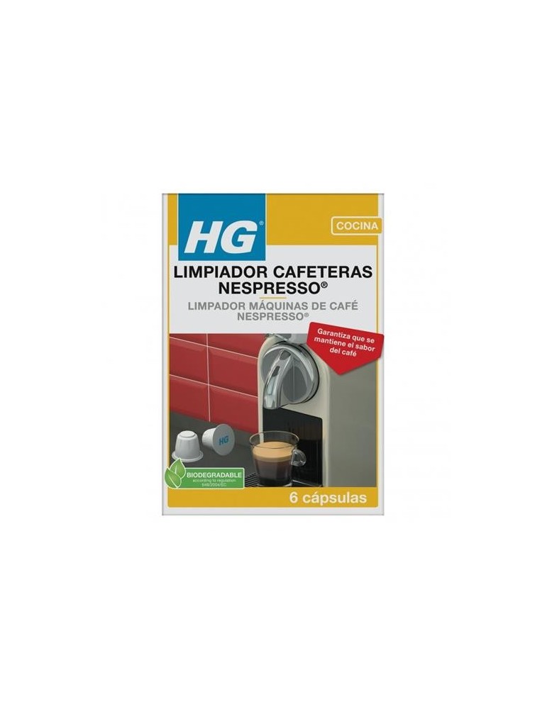 LIMPIEZA CAPSULAS CAFETERAS NESPRESSO 6UDS