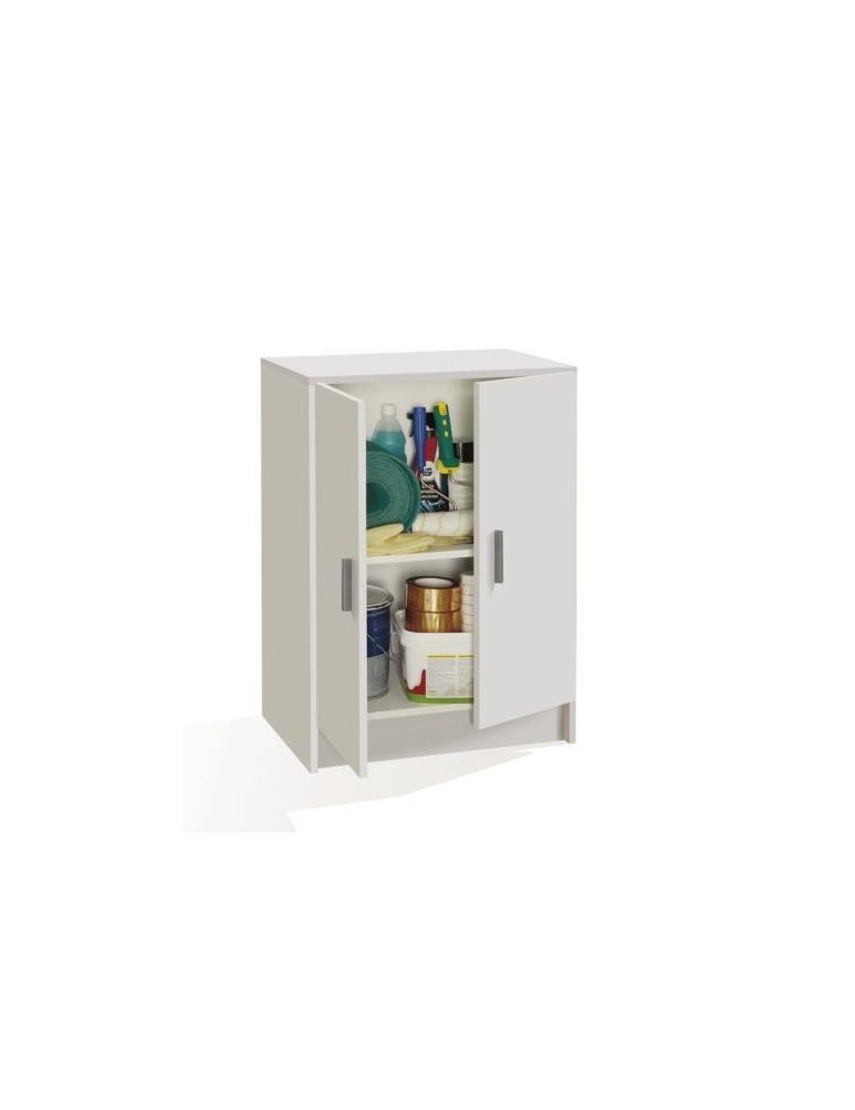 ARMARIO MULTIUSOS BAJO 2 PUERTAS BLANCO 005149O