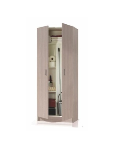 ARMARIO MULTIUSOS 2 PUERTAS ROBLE 180X73X37 07142R