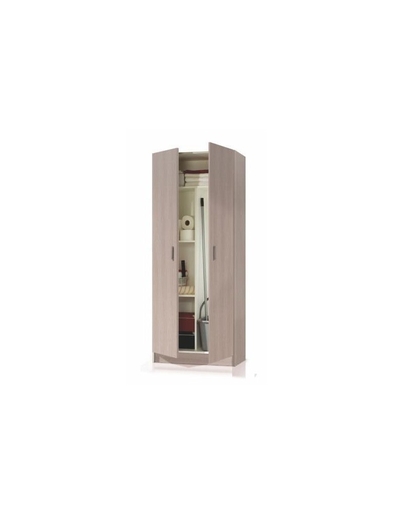 ARMARIO MULTIUSOS 2 PUERTAS ROBLE 180X73X37 07142R
