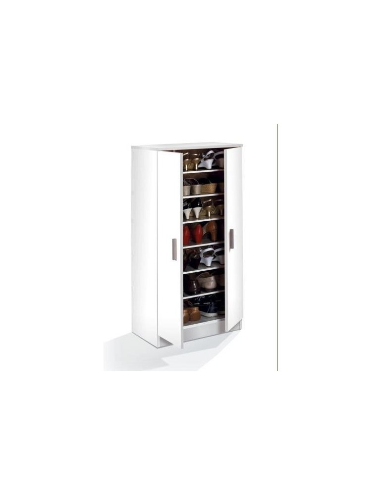 ZAPATERO ARMARIO BASIC BLANCO 108X55X36CM. 007813O